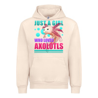Sandshell just a girl who loves axolotls Urban Hoodie - Jasminsmagicworld