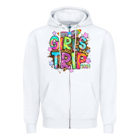 White girls trip 2024 Zipper Hoodie - RanaPortraitStore
