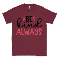 Burgundy kind Classic Tee - Unal Design