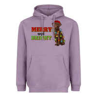 Lavender merry and bright labrador Heavyweight Hoodie - RanaPortraitStore