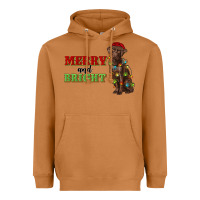 Meerkat merry and bright labrador Heavyweight Hoodie - RanaPortraitStore