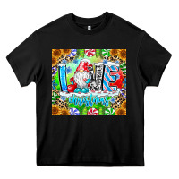 Black Love Christmas gnome Heavy Core Tee - CowhideDigitalArt