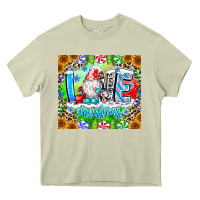 Mossy Love Christmas gnome Heavy Core Tee - CowhideDigitalArt