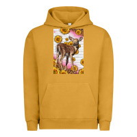 Pigment Peanut Butter Western Cute Baby Deer Fawn Urban Hoodie - LillyAllenDesigns