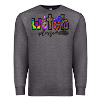 Charcoal Heather witch please Premium Sweatshirt - CowhideDigitalArt