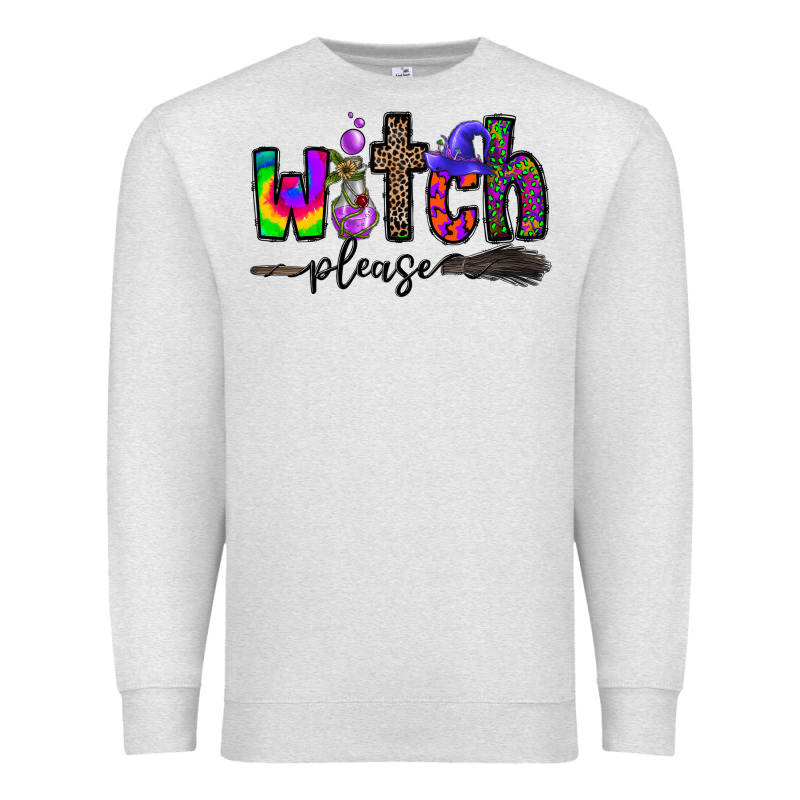 Witch Please Premium Sweatshirt by CowhideDigitalArt | Teevron