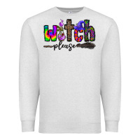 Oatmeal Heather witch please Premium Sweatshirt - CowhideDigitalArt