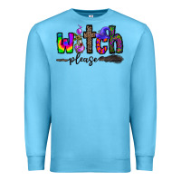 Ocean Blue witch please Premium Sweatshirt - CowhideDigitalArt