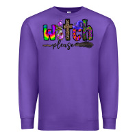 Purple witch please Premium Sweatshirt - CowhideDigitalArt