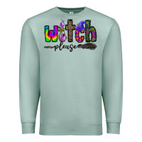 Seafoam witch please Premium Sweatshirt - CowhideDigitalArt