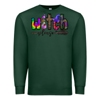Sports Green witch please Premium Sweatshirt - CowhideDigitalArt