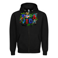 Black pura vida costa rica Zipper Hoodie - RanaPortraitStore