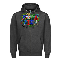 Charcoal Heather pura vida costa rica Zipper Hoodie - RanaPortraitStore