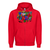 Red pura vida costa rica Zipper Hoodie - RanaPortraitStore