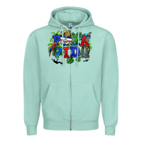 Seafoam pura vida costa rica Zipper Hoodie - RanaPortraitStore