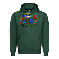 Sports Green pura vida costa rica Zipper Hoodie - RanaPortraitStore
