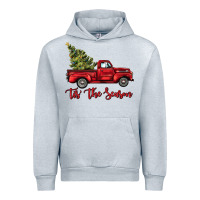 Heather Grey tis the season Urban Hoodie - BarkalooDesign