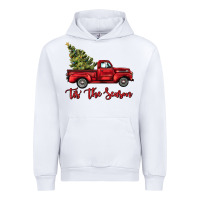 White tis the season Urban Hoodie - BarkalooDesign