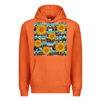 Carrot sunflower western seamless Premium Hoodie - AdoDesignShop