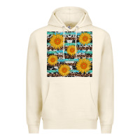 Tofu sunflower western seamless Premium Hoodie - AdoDesignShop