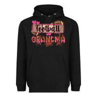 Black football grandma with leopard Heavyweight Hoodie - Zillion Design Studio