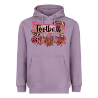 Lavender football grandma with leopard Heavyweight Hoodie - Zillion Design Studio