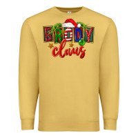 Antique Gold Christmas brody claus Premium Sweatshirt - FaDigitalArtStudio