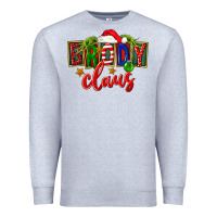 Heather Grey Christmas brody claus Premium Sweatshirt - FaDigitalArtStudio