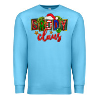 Ocean Blue Christmas brody claus Premium Sweatshirt - FaDigitalArtStudio