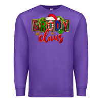 Purple Christmas brody claus Premium Sweatshirt - FaDigitalArtStudio