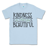 Dusty Blue kindness Classic Tee - Unal Design