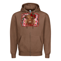 Chestnut be mine cow Zipper Hoodie - RanaPortraitStore