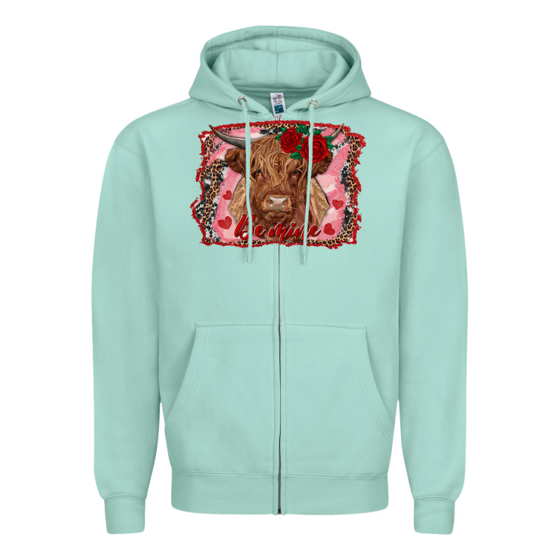 Be Mine Cow Zipper Hoodie by RanaPortraitStore | Teevron