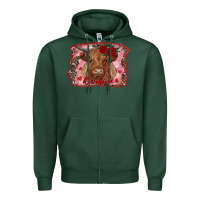 Sports Green be mine cow Zipper Hoodie - RanaPortraitStore