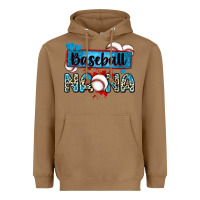 Baseball Nana With Leopard Heavyweight Hoodie | Teevron