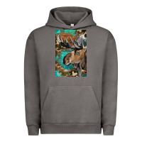 Pigment Tornado Western Camo Moose Urban Hoodie - LillyAllenDesigns