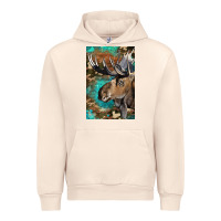 Sandshell Western Camo Moose Urban Hoodie - LillyAllenDesigns