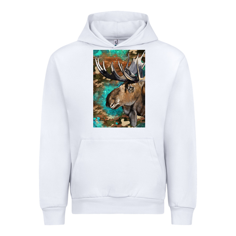 Western Camo Moose Urban Hoodie by LillyAllenDesigns | Teevron