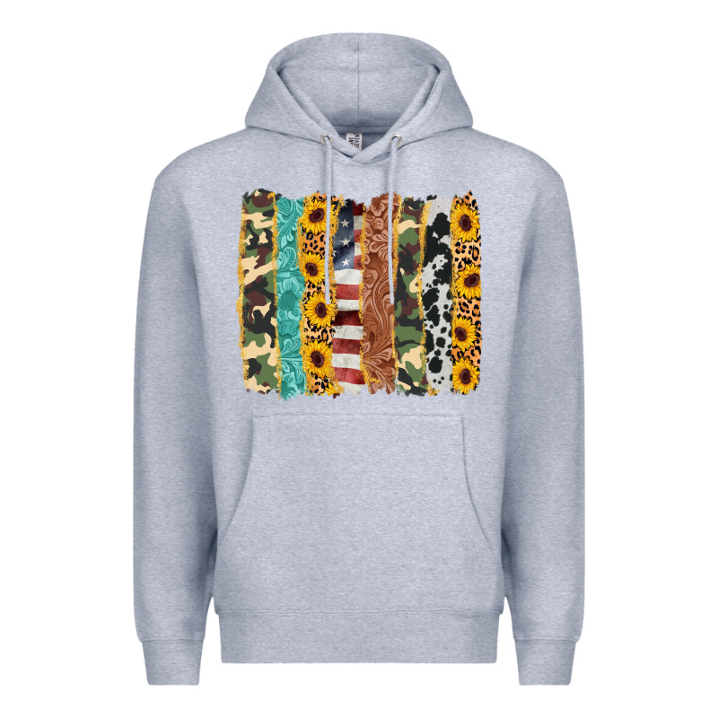 Western Brushstroke Premium Hoodie by AdoDesignShop | Teevron