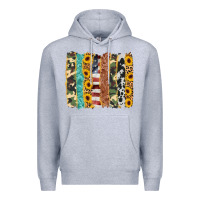 Heather Grey western brushstroke Premium Hoodie - AdoDesignShop