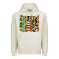 Oatmeal Heather western brushstroke Premium Hoodie - AdoDesignShop