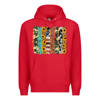 Red western brushstroke Premium Hoodie - AdoDesignShop
