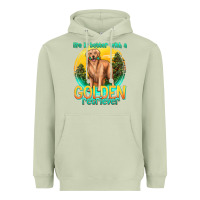 Matcha life is better with a golden retriever Heavyweight Hoodie - texasbilliewilder