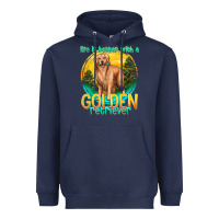 Navy life is better with a golden retriever Heavyweight Hoodie - texasbilliewilder