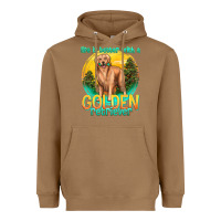 Toasted Coconut life is better with a golden retriever Heavyweight Hoodie - texasbilliewilder