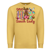 Antique Gold One hip lunch lady Premium Sweatshirt - Neo Western