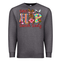Charcoal Heather One hip lunch lady Premium Sweatshirt - Neo Western
