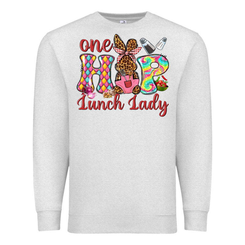 One Hip Lunch Lady Premium Sweatshirt by Neo Western | Teevron