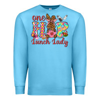 Ocean Blue One hip lunch lady Premium Sweatshirt - Neo Western