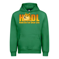Emerald hodl hold on for dear life dogecoin Urban Hoodie - Jasminsmagicworld